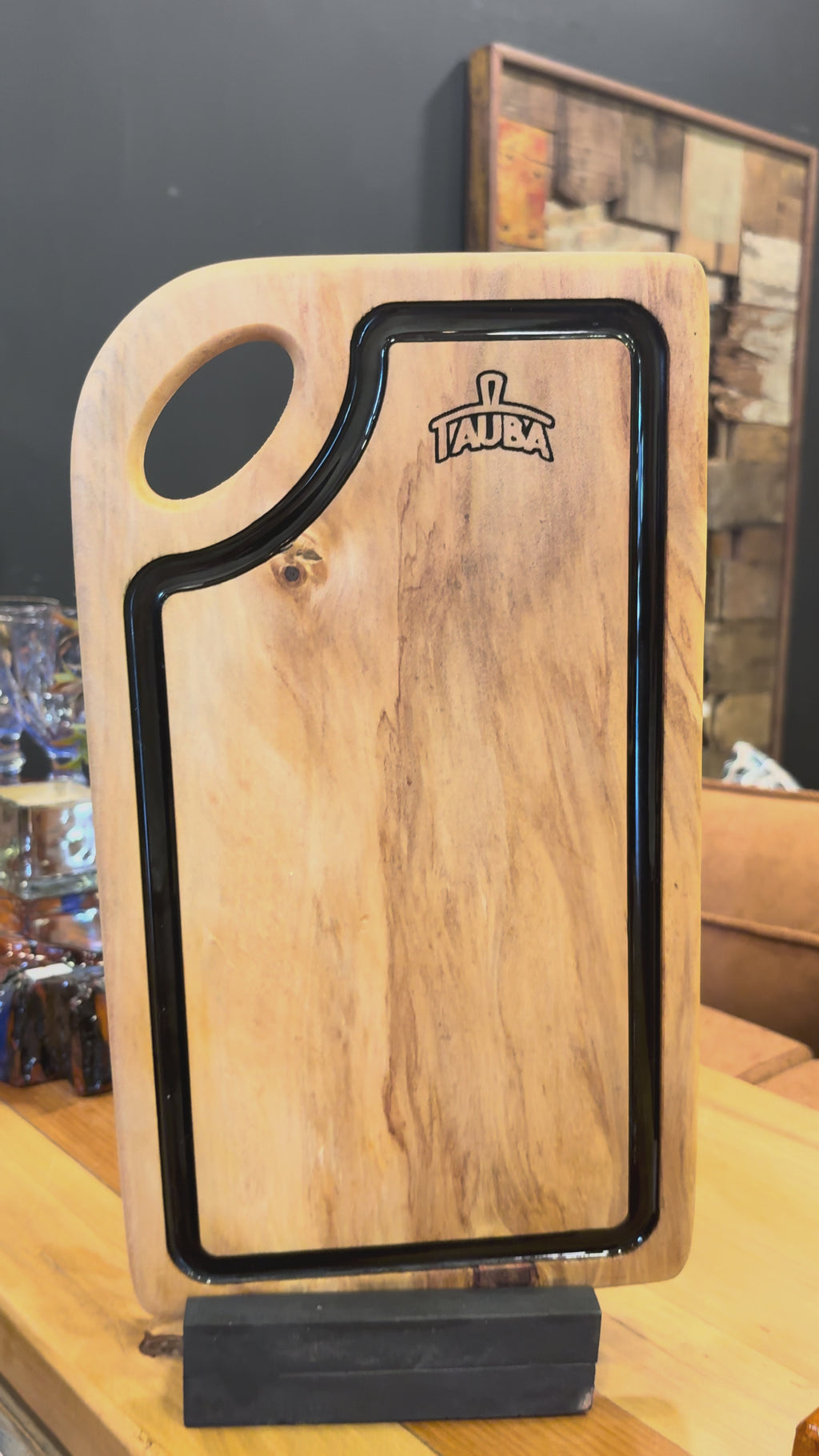 Tábua Tauba® 35x20 Dupla Face com Canaleta Resinada